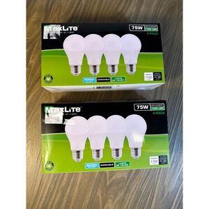 MaxLite LED Light Bulbs 8 Pack 75W Equivalent 5000K Daylight Dimmable New